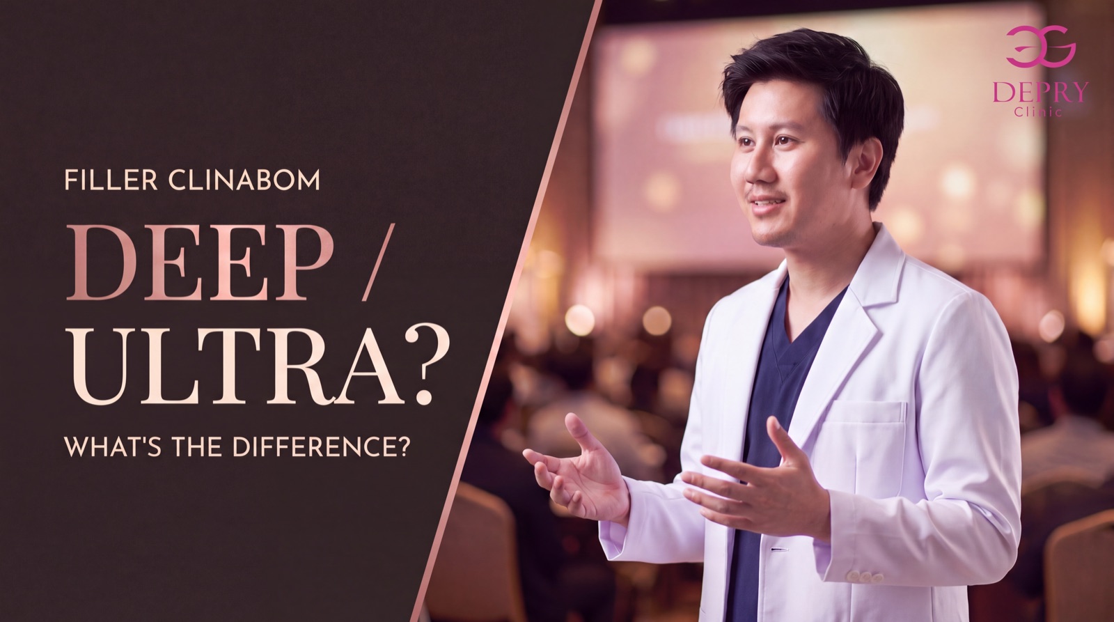 โปรแกรมฉีด filler Clinabom Deep กับ Ultra เลือกต่างกันอย่างไร? ก่อนทำฟิลเลอร์ที่พิษณุโลก