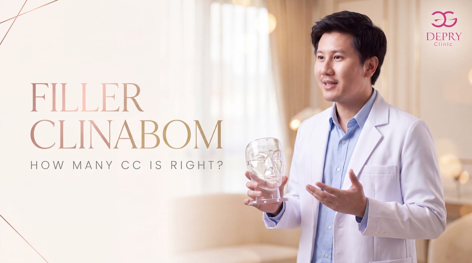 โปรแกรมฉีด filler Clinabom ใช้กี่ cc ถึงพอดี? คำถามก่อนเติมฟิลเลอร์ที่พิษณุโลก